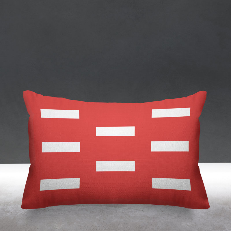 Coussin décoratif intérieur / extérieur Luella, Corail
