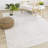 Dieguez Cream Tonal/Solid Polyester Living Room Carpet-171081983