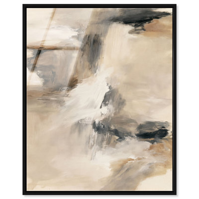 Décoration murale bohème Desert Gale II, impression acrylique encadrée par Art Remedy, cadre noir, 44 x 55