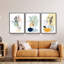 Style bohémien - ensemble de 3 impressions encadrées sur toile-86896453-86896454