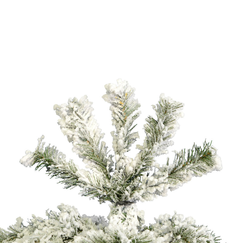 Pacific Flocked Pine Artificial Christmas Tree, 9.5' H, Unlit