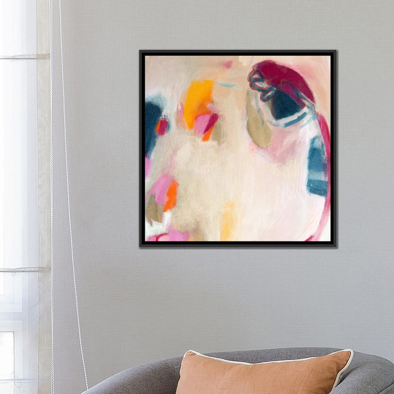 «Bundled Parallels III», reproduction d'art sur toile tendue, H 26 po x l 26 po x P 1,5 po, Toile avec cadre noir