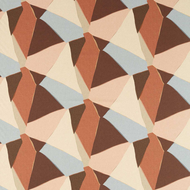 Sumi Reflect Fabric, Cornflower/Blush/Spice