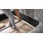 Serene Stripes Modern Fabric Upholstered Bed Frame-213030294-213030292