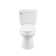 ELLAI Two Piece Elongated Toilets ADA Chair Comfort Height 16.5" Powerful Single Flush 1.28 GPF 12” Rough In with Side Trip Lever, White 28.3"x17.2“x31"