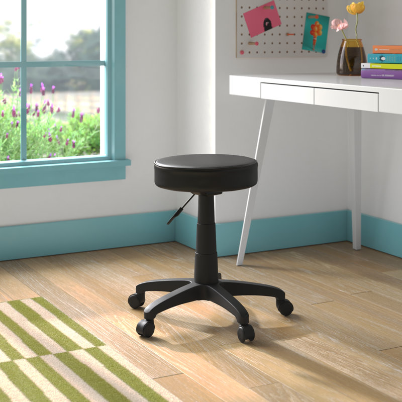 Tabouret réglable sur roulettes avec siège moulé ergonomique
