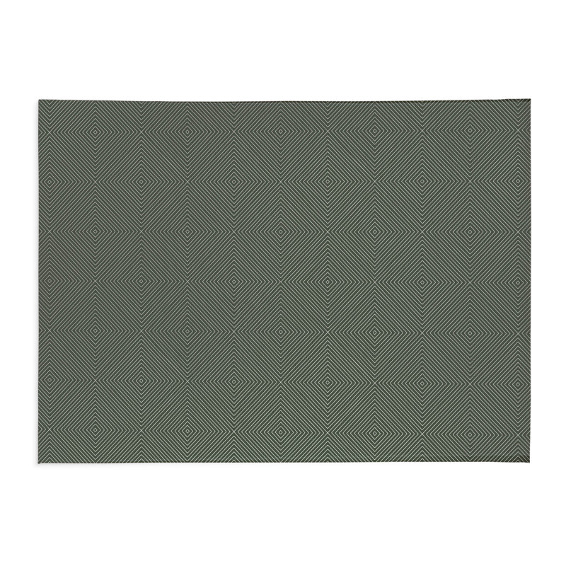 Tapis de bureau léger Eye Chev, L 3 pi x L 2 pi, Chimichurri