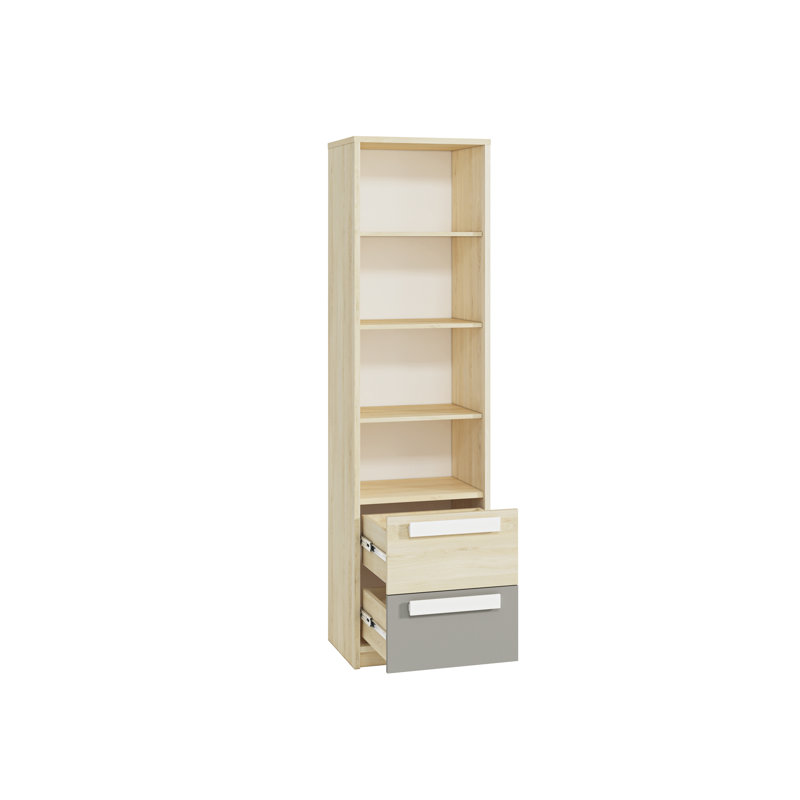 Inda 199cm H x 55cm W Geometric Bookcase