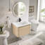 Wall Mounted Single Double Single Vanity Bathroom Vanity With Top-410738156