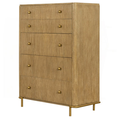 Commode rectangulaire à 5 tiroirs Stevie