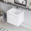 Meuble-lavabo mural 30 po avec lavabo, meuble-lavabo mural moderne-958009902