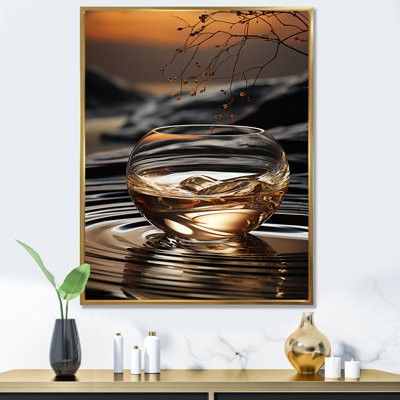 Bronze Brilliance vase Harmony - Abstract Still Lifes, art mural
