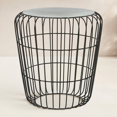 Osby 17'' Metal Outdoor Side Table