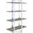 Libby Chrome Finish Bookshelf