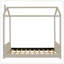Lit en bois unique de style maisonnette pour le plaisir des enfants, un sommeil confortable et un jeu imaginatif