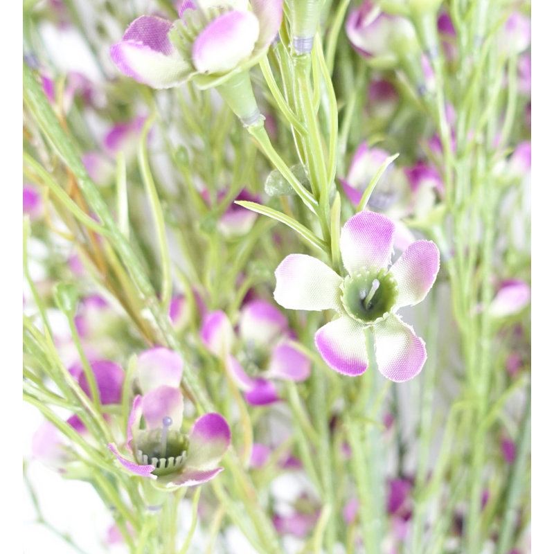 Plastic, Silk Artificial Arrangement, Purple