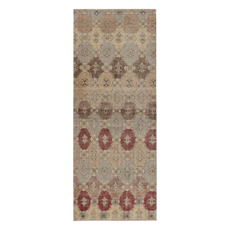 Vintage One-of-a-Kind 3'6X9'2 Hand Knotted Area Rug