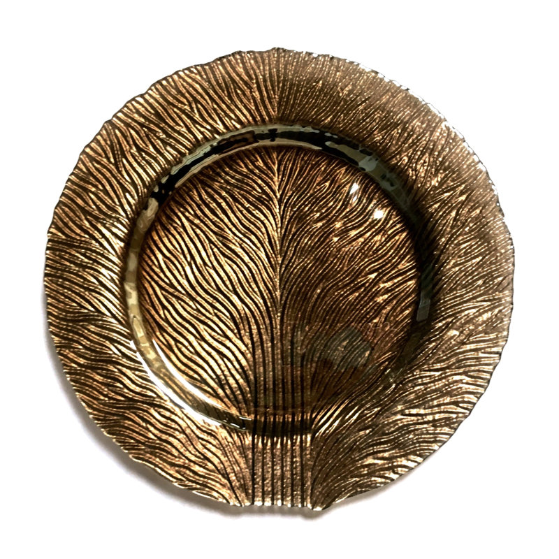 Tree of Life Iridescent Dinner Plate