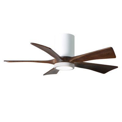 Irene Flushmount Light Kit 5 Blade LED Ceiling Fan