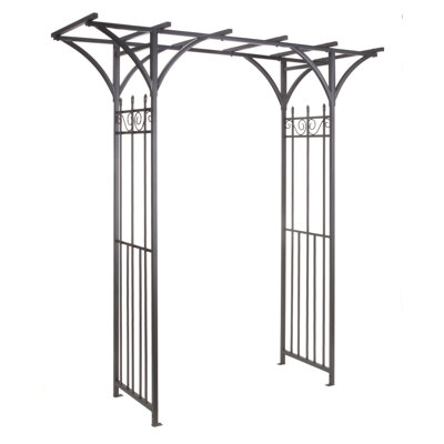 Pilottown 66cm D Steel Arbour in Black