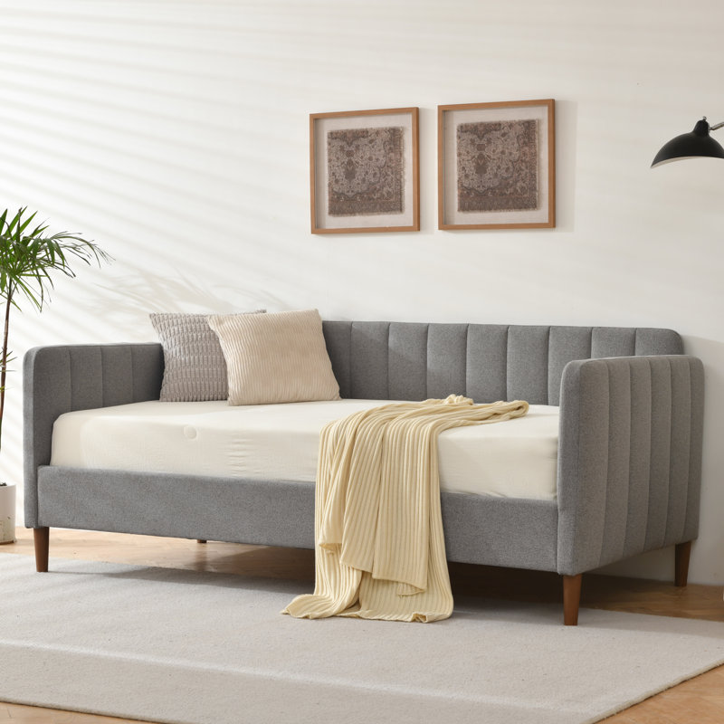 Upholstered Daybed, Gray
