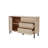 Mid-Century Modern Oak Sideboard Storage Credenza with 3 Drawers and Adjustable Shelf Cabinet