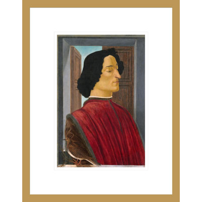 «Giuliano de 'Medici» par Sandro Botticelli, impression giclée encadrée