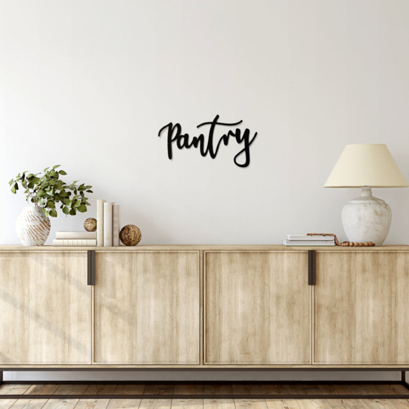 Décoration murale Pantry, Noir