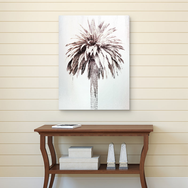 «Retro Palm Study», impression sur toile tendue