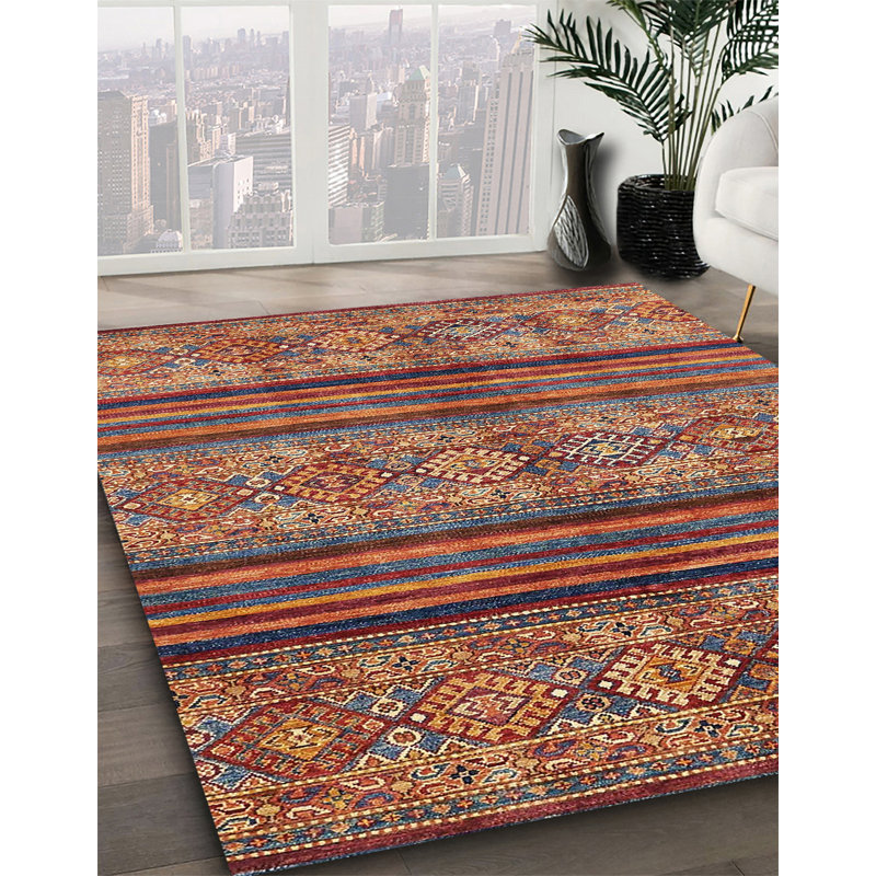 11 - Tapis abstrait moderne 594, Rectangle 7 pi x 10 pi
