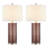 Kennesaw 25.5'' Brown Table Lamp Set
