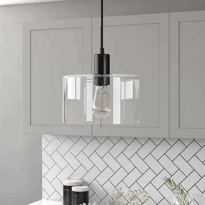 Luminaire suspendu cylindrique à 1 lumière Henri