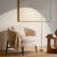 147cm Brushed LED Traditional Floor Lamp