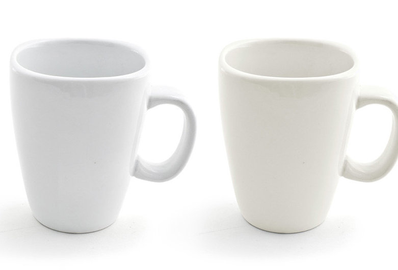 Ensemble de tasses à café Mod, Blanc euro