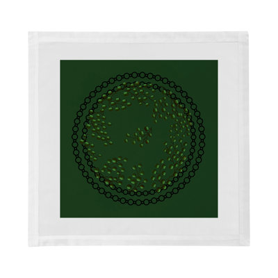 Christmas Berries Cotton Sateen Dinner Napkins
