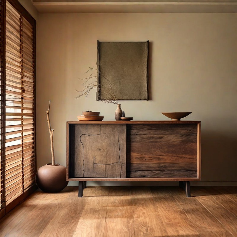 Solid Wood ideboard.