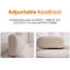 Siège inclinable électrique à 3 places avec stéréo, recharge sans fil et poche latérale. Profondeur personnalisable, modes de contrôle doubles, éclairage d'ambiance. Parfait pour faire la sieste dans le salon d'un canapé gris