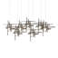 Tura 7-Light Glass Rectangular Pendant-71882328-71882329-79320073