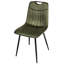 Set of 4 Dining Chairs ARGYLE Velvet-1073481007