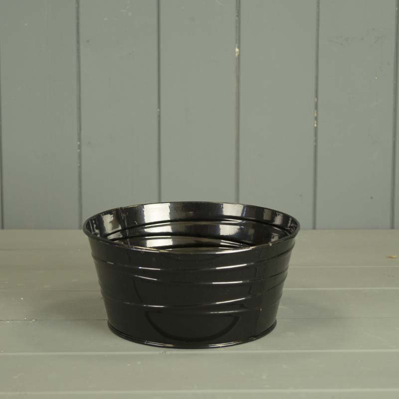 18cm Zinc Bowl Weight-141g, Black