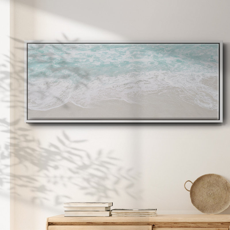 Bord de mer - toile encadrée, H 24 po x l 60 po