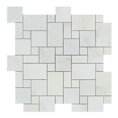 Marble Versailles Mosaic Wall & Floor Tile