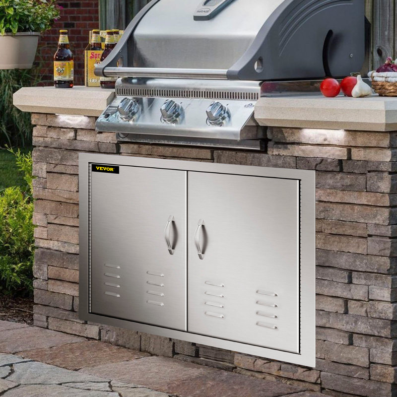 30 po x 21 po pour îlot de barbecue en acier inoxydable 304 pour la cuisine extérieure
