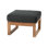 Venice Square Outdoor Teak Ottoman Patio Ottoman