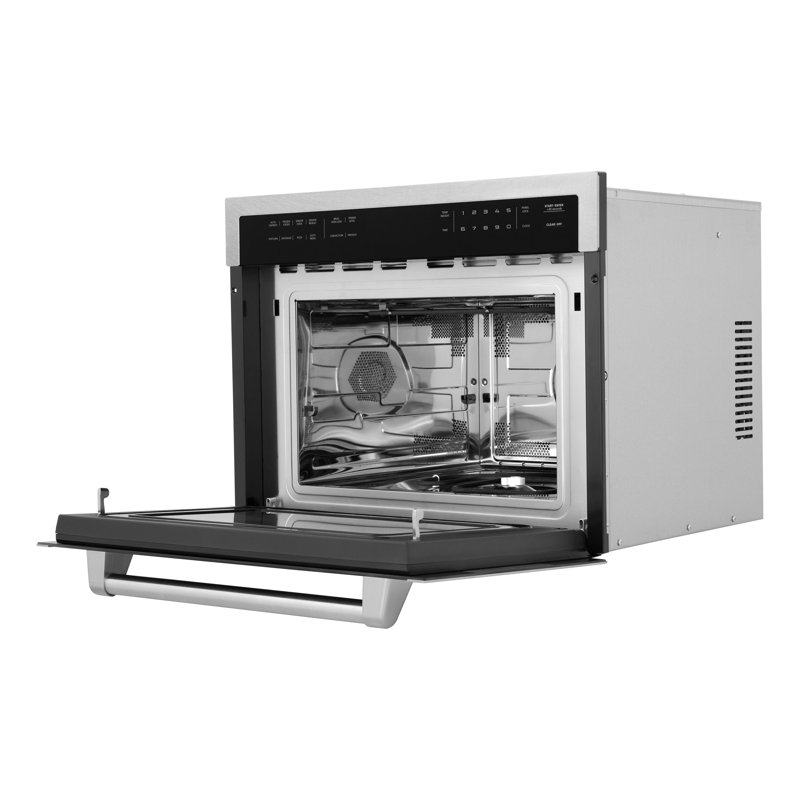 ZLINE 24 in. Built-in Convection Microwave Oven in Stainless Steel with Speed and Sensor Cooking, Satin Stainless Steel