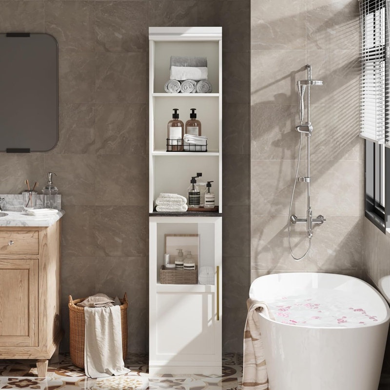 178.5cm H x 45.5cm W Composite Bookcase