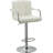 Contemporary Adjustable Swivel Arm Bar Stool With Cushion-165259660