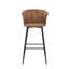 Bristow Upholstered Bar Stool with Steel Frame