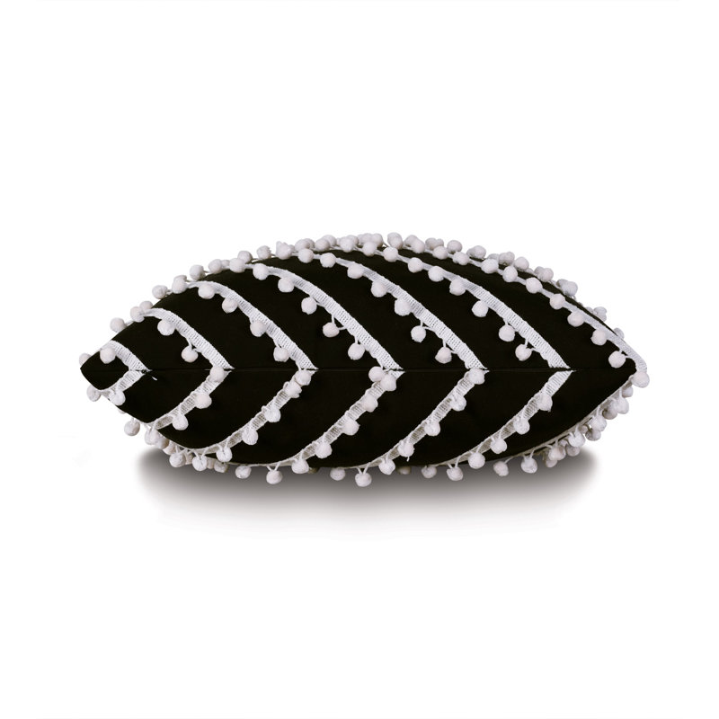 Outdoor Square Indoor/Outdoor Pillow Cover & Insert, Sail Black