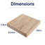 Hudson Floating Wall Shelf Kit, Light-Oak Effect, Chunky 3.8cm-10343150-10343155